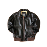 Load image into Gallery viewer, Vintage Men&#39;s Air Force A2 Leather Flight Top Gun Jacket Full Zip
