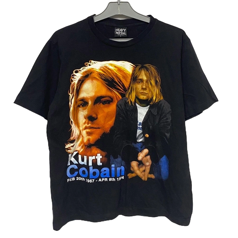 Kurt Cobain Grunge Aesthetic Cool T-shirt for Men 90s Vintage