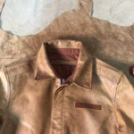 Load image into Gallery viewer, The Great Escape Men&#39;s A2 Leather Jacket Air Force Flying Bomber Waxed Ouwear

