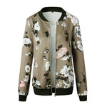 Load image into Gallery viewer, Leopard Print Zip Up Long Sleeve Jacket Outwear for Women
