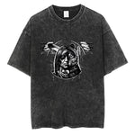 Load image into Gallery viewer, Gothic Graphic T-Shirt Retro Skull Print Horror Grunge Style

