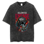 Load image into Gallery viewer, Gothic Graphic T-Shirt Retro Skull Print Horror Grunge Style
